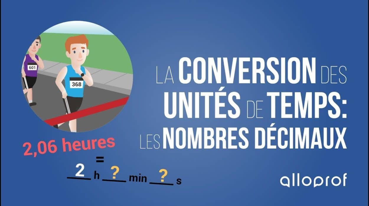 découvrez comment optimiser votre gestion du temps grâce à notre guide sur la conversion des unités temporelles. apprenez à transformer efficacement heures, minutes et secondes pour une meilleure organisation de vos tâches quotidiennes.